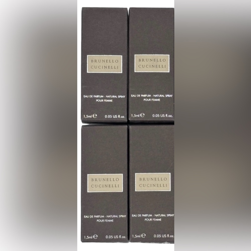 4 Brunello Cucinelli Black Perfume Set